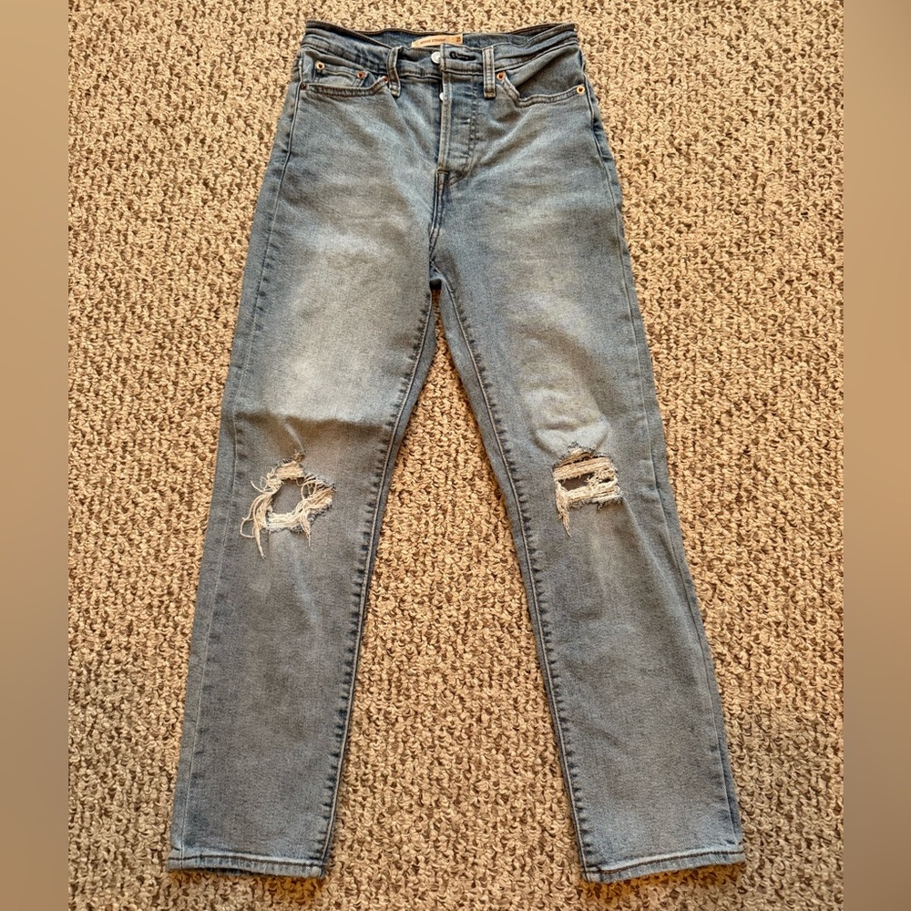 levi's jeans wedgie straight size 24